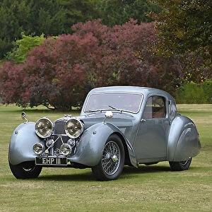 Jaguar SS100 Coupe, 1938, Grey, metallic