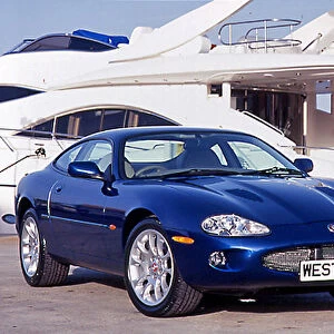 Jaguar XKR, 1999, Blue, dark