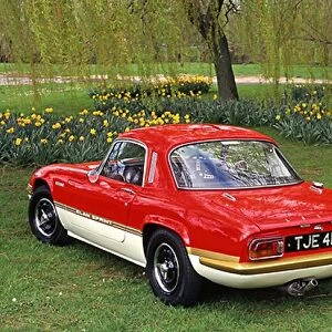 Lotus Elan Sprint, 1972, Red, white / gold