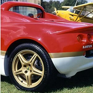Lotus Elise Sprint (Type 49), 1997, Red, white / gold