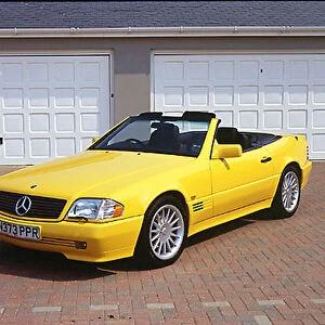 Mercedes-Benz 500SL AMG, 1996, Yellow