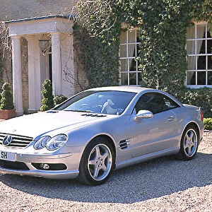Mercedes-Benz SL 500, 2002, Silver