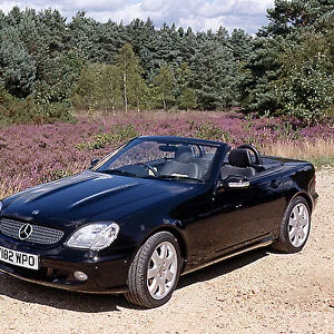 Mercedes-Benz SLK 320, 2001, Black