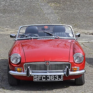 MG MGB Roadster, 1971, Red