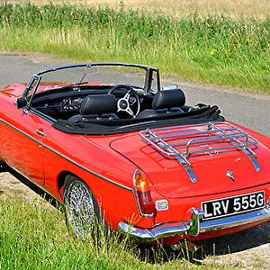 MG MGC Roadster, 1968, Red
