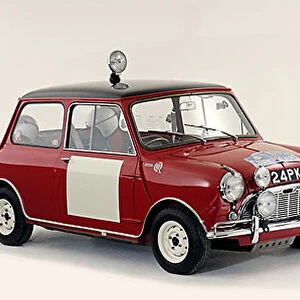 Mini Austin Mini Coopers (rally car) 1963 red white
