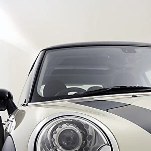 Mini Cooper S, 2009, White, & black