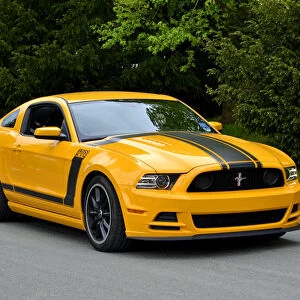 Mustang Boss 302, 2012, Orange, & black