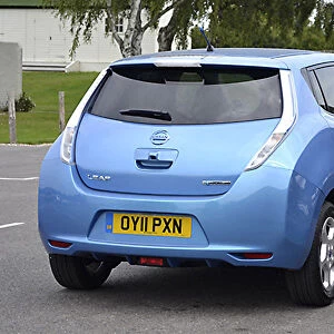 Nissan Leaf (electric car), 2011, Blue, light