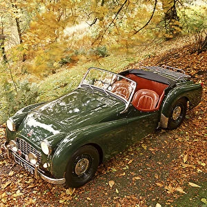 Triumph TR3, 1957, Green
