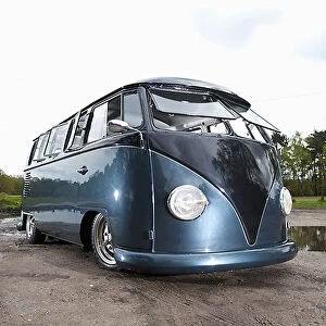 VW Volkswagen Classic Camper van (modified), 1965, Blue, metallic