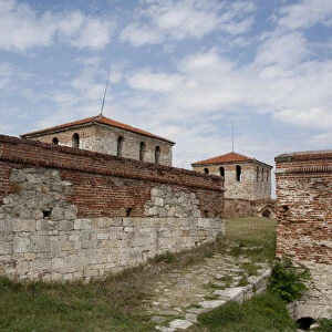 Bulgaria, Port city of Vidin along the Danube River. Baba Vida fort built between the 10th