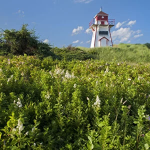 Canada, Prince Edward Island, Prince Edward Island National Park. Lighthouse at Covehead Harbour