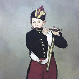 Painting by Manet- Flute Player, 1832-83 Copyright: aAC Ltd