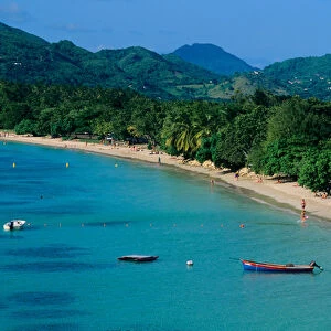 Saint Anne beach on the island of Martinique in the Caribbean Sea