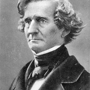 HECTOR BERLIOZ (1803-1869). French composer. Detail of a photograph, c1863, by Nadar