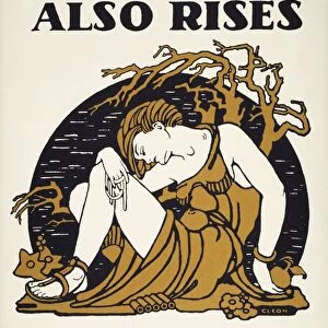 Jacket cover, 1926, for the first edition of Ernest Hemingways novel The Sun Also Rises