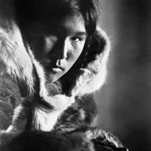 NANOOK OF THE NORTH, 1922. Frame from Robert Flahertys documentary of life among Inuits in Arctic Canada
