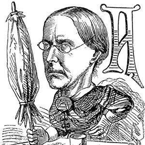SUSAN B. ANTHONY (1820-1906). American woman-suffrage advocate. Wood engraving, American, 1870