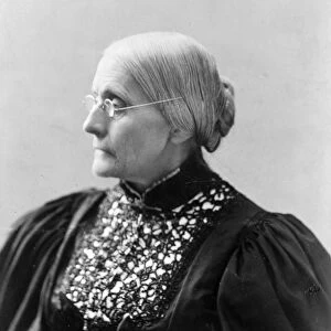 SUSAN B. ANTHONY (1820-1906). American womans suffrage advocate. Photographed by L
