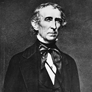 Tenth President of the United States. Daguerreotype, c1845, by Mathew Brady