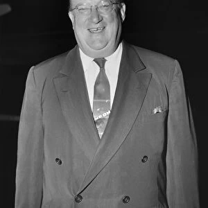 WALTER O MALLEY (1903-1979). American sports executive. As President of the Brooklyn Dodgers, photographed in September 1955