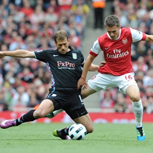 Aaron Ramsey (Arsenal) Stiliyan Petrov (Aston Villa). Arsenal 1: 2 Aston Villa
