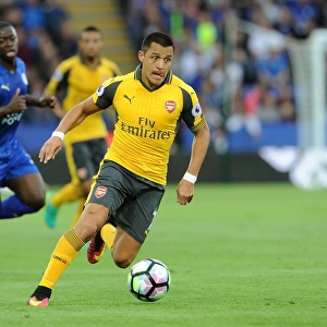 Alexis Sanchez: In Action Against Leicester City, Premier League 2016-17