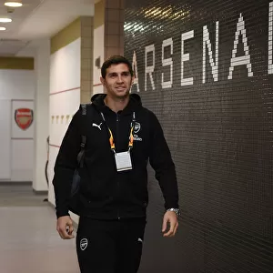 Arsenal: Emiliano Martinez in the Changing Room before Arsenal vs Qarabag (UEFA Europa League, Group E, 2018-19)
