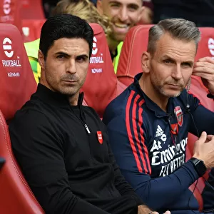Arsenal Managers Mikel Arteta and Albert Stuivenberg Ahead of Arsenal v Tottenham Premier League Clash (2022-23)