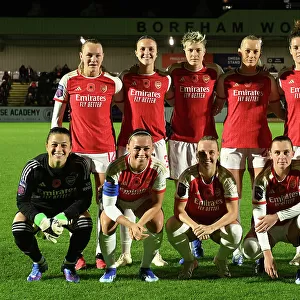 Arsenal Women vs. Bristol City Women: 2023-24 FA WSL Cup Match - Team Photo