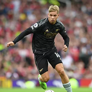 Arsenal's Emile Smith Rowe in Action against Manchester United - Premier League 2022-23