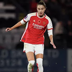 Arsenal's Vivianne Miedema in Action: Arsenal Women vs. Bristol City Women, FA WSL Cup (2023-24)