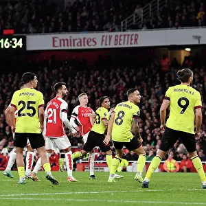 Arsenal's Zinchenko Scores Third Goal Against Burnley in 2023-24 Premier League