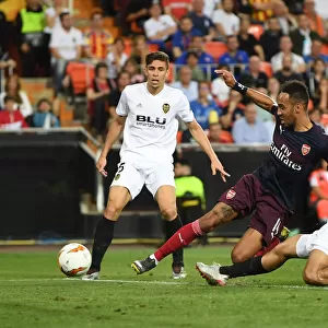 Aubameyang Scores Third Goal: Arsenal's Europa League Semi-Final Victory over Valencia