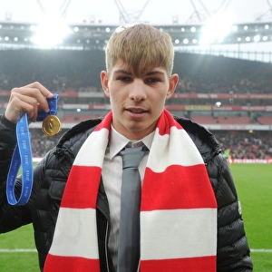 Emile Smith-Rowe Honors U17 World Cup Medal at Arsenal vs. Tottenham