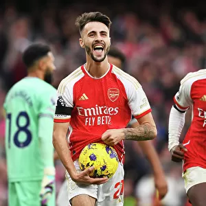 Fabio Vieira Scores Stunner: Arsenal's Thrilling 4-Goal Rout of Sheffield United (2023-24)
