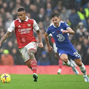 Gabriel Jesus Breaks Past Azpilicueta: Chelsea vs. Arsenal, Premier League 2022-23