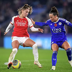 Intense Battle: Leicester City vs. Arsenal FC - Women's Super League