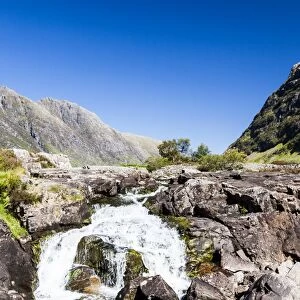 The Lower Falls in Glen Coe, Highland Region, Scotland