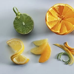 Citrus fruit garnishes