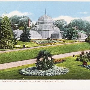 Conservatory, Golden Gate Park, San Francisco, Cal. Postcard. 1904, Conservatory, Golden Gate Park, San Francisco, Cal. Postcard