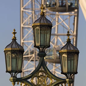 Contrasts- the London Eye and a Victorian Lantern 2
