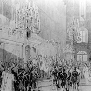 Coronation of tsar nicholas i (state russian museum, petersburg)