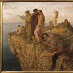 France, Vienne, painting of Female Companions of Sappho