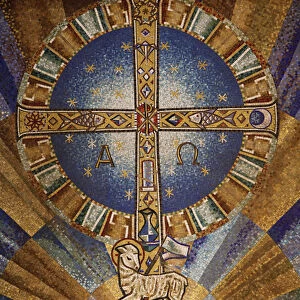 Mosaic in basilica of Jesus of Medinaceli