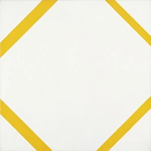 Netherlands, The Hague, Composition with yellow lines