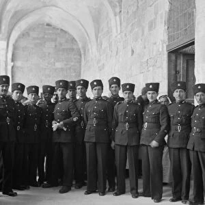 Ottoman soldiers (Turkish Army) in Palestine, 1915