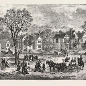 The Philadelphia Centennial Exhibition, English Cottages Erected for the British Commissioners