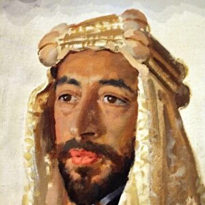 Portrait of King Feisal of Iraq, by Augustus John
